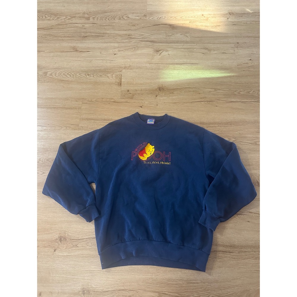 Vintage Disney Winnie the Pooh 100 Acre Collection Sweatshirt USA Made Large Wmn